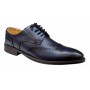 Pantofi barbati office, eleganti din piele naturala, Bleumarin, TEST68BL